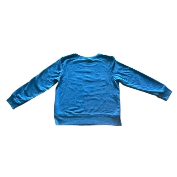 GAP Blue with Pink Logo Long Sleeve Soft Cozy Sweatshirt Women’s Small - Picture 7 of 7